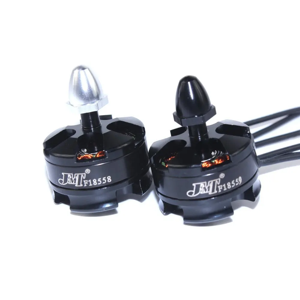Moteur brushless 2204 2300KV pour drone FPV, avec hélice montée et base de fixation
