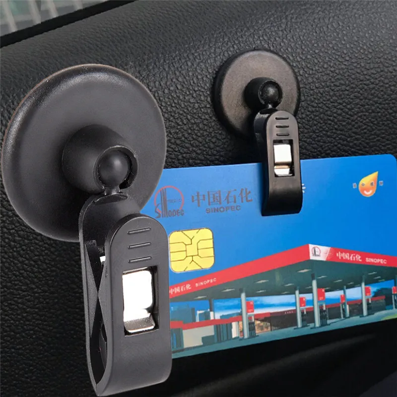

Universal Plastic Car Suction Cup Clips Auto Fasteners for Ticket Pen Card Clip Holder For Curtains 4.5cm x 6cm