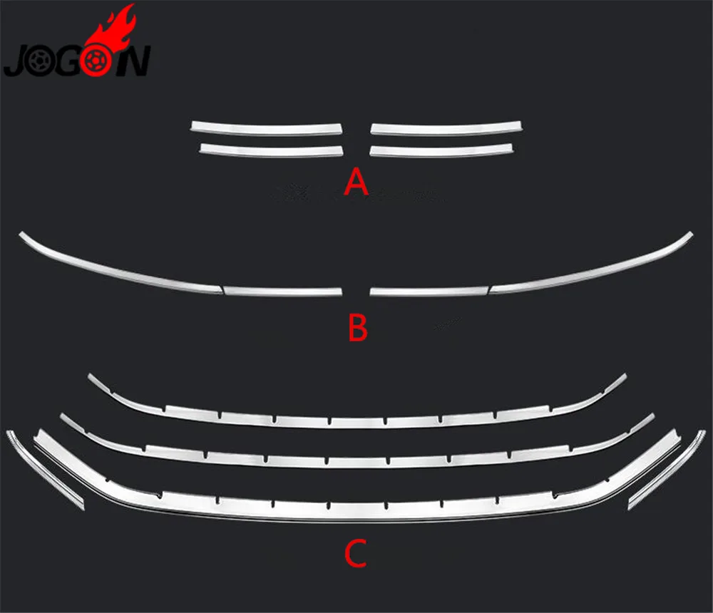 Аксессуары из нержавеющей стали, решетка для переднего бампера, решетка для гриля, Накладка для VW GOLF 7,5 MK7.5 TDI, подтяжка лица, Стайлинг автомобиля