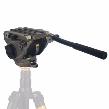 

Mcoplus lightweight micro fluid video head with Quick Release and 1/4 Screw & 3/8 Screw-Max Load 5KG