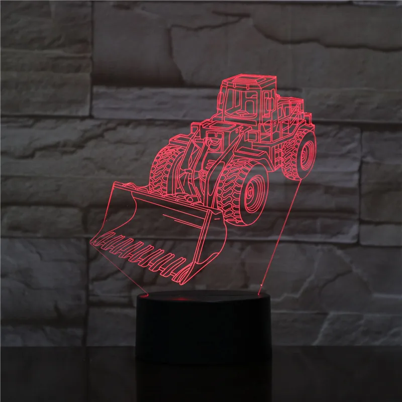 3D лампа в виде корзины Scrapper иллюзия RGB Ночной светильник светодиодный ная