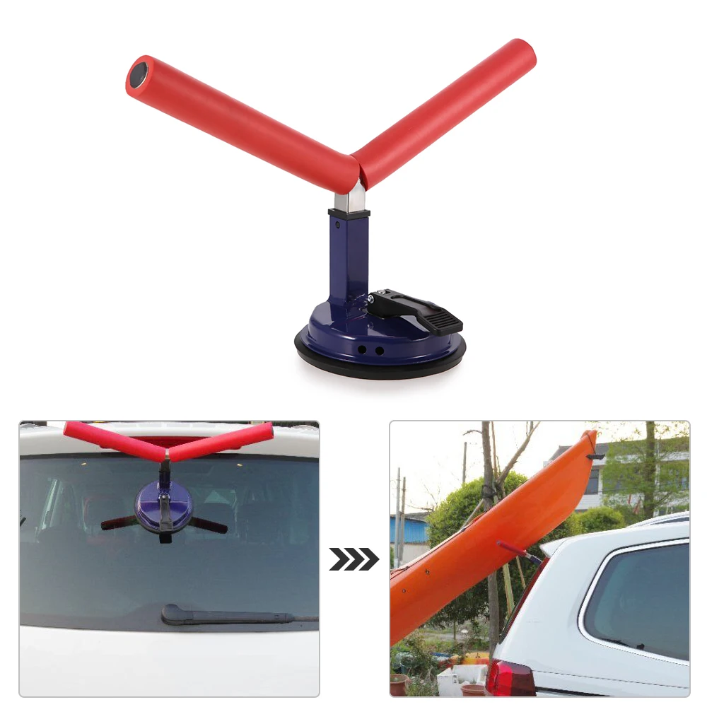 

Detachable Kayak Rack Holder Kayak Accessories Height Adjustable Kayak Canoe Surfboard Mount Carrier Support Cradle with Suction