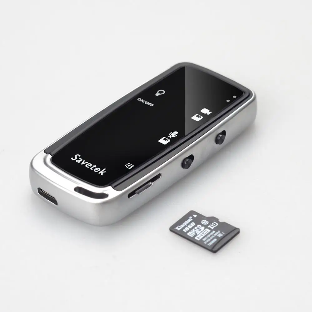 Savetek мини USB ручка цифровой видео Диктофон поддержка Micro SD карты с камерой видеокамера 480P OTG кабель для телефона Android