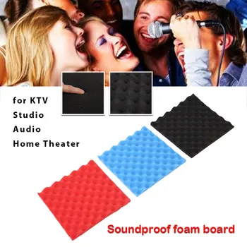 

30*30cm De-Noising Soundproof Tiles Studio Foam Sticker Flame-Retardant Sound Absorption Tiles Sound-Absorbing Club Dorpshipping