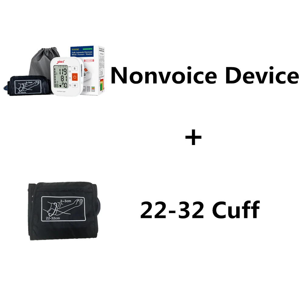 Цифровой тонометр JZIKI для измерения артериального давления, тонометр, портативный медицинский прибор для измерения артериального давления, тонометр, сфигмоманометр - Цвет: 22-32 cuff