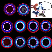 2017 Hand Spinner Glow in the Dark Fluorescent Fidget Spinner With Charger Luminous Light UP Shining