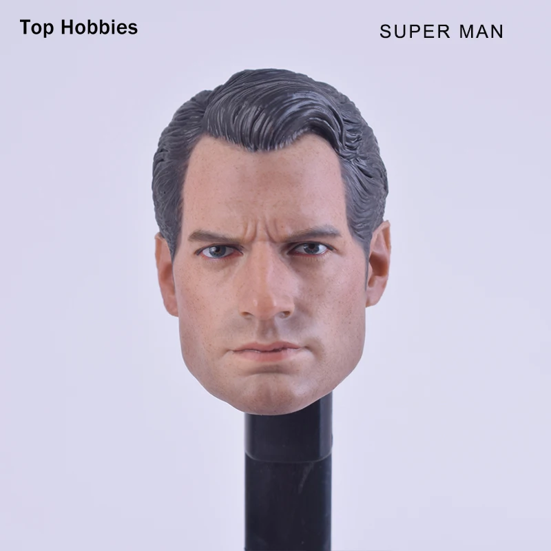 1:6 Scale Superman Henry Cavill Head Sculpt For 12/" Male Action Figure Body Toy