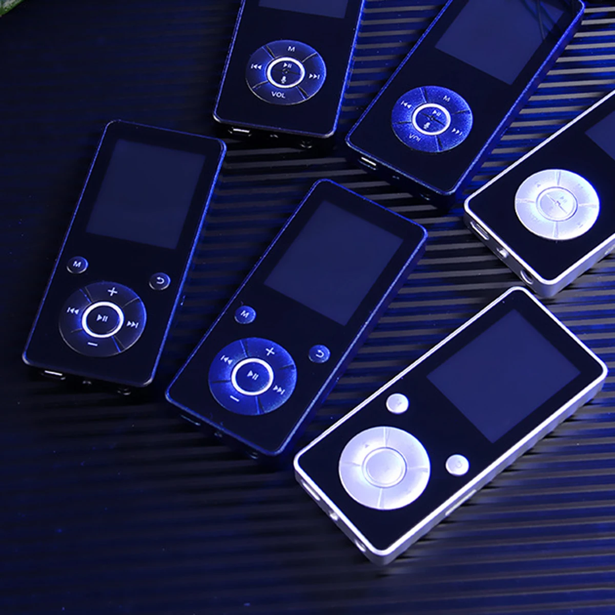 7-Button 1.8inch MP3 Player Mini TFT Screen Music Media Portable Audio Video Black Silver Blue | Электроника