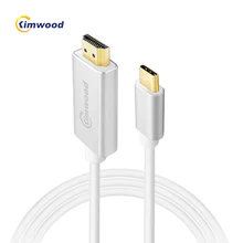 Kimwood USB C HDMI Cable Type C to HDMI Micro USB-C HDMI Adapter 60HZ 4K Thunderbolt 3 for MacBook S8/8+ Mate 10 Extension Cable