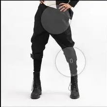 Горячее предложение Новая мода для ночного клуба шаровары мужские размера плюс облегающие капри брюки кюлоты брюки для стрижки волос костюмы для парикмахеров