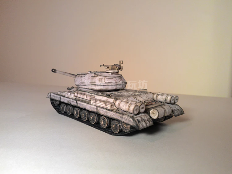 Советский тяжелый танк IS-4M 1:50 бумага модель танк мир Военная Униформа оружие ручной работы DIY игрушка