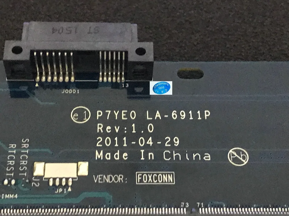 

HOT !!! P7YE0 LA-6911P FREE SHIPPING LAPTOP MOTHERBOARD For ACER ASPIRE 7750G Notebook pc MAIN BOARD WITH VIDEO CHIP