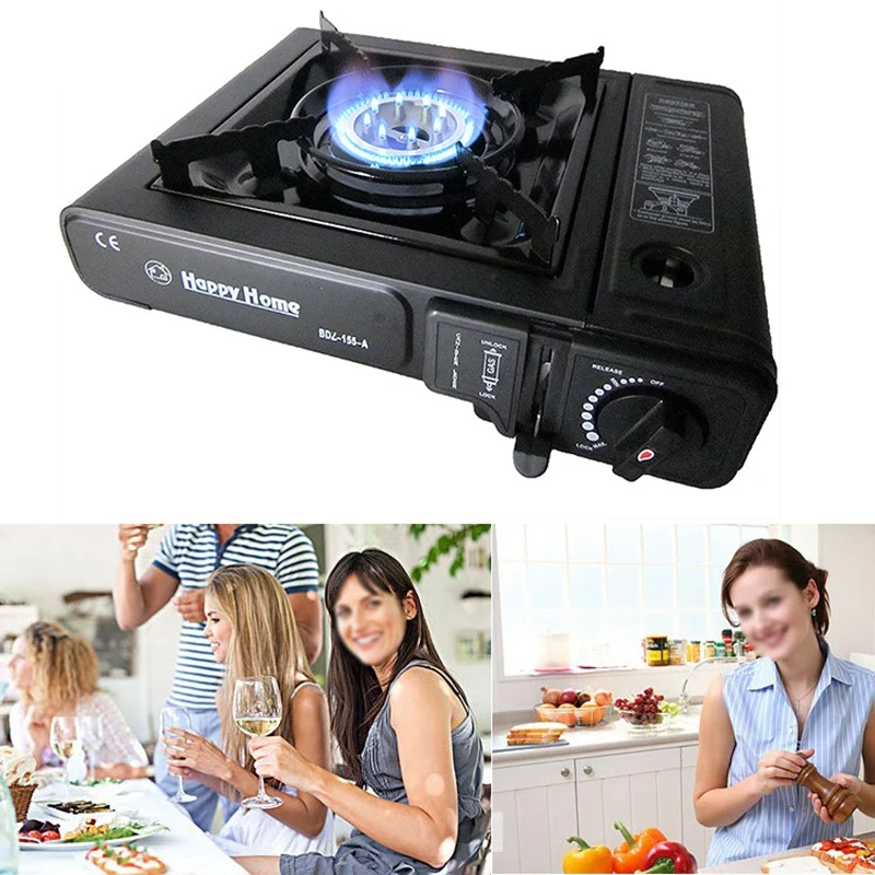  Outdoor Portable Cassette Gas Stove Camping Cassette Gas Stove Camping Hiking Travel Cooker