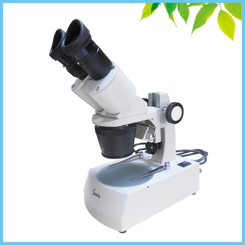 

40X 80X PCB Repairing Soldering Industry Binocular Stereo Microscope Top Bottom Halogen Lamp Illuminated