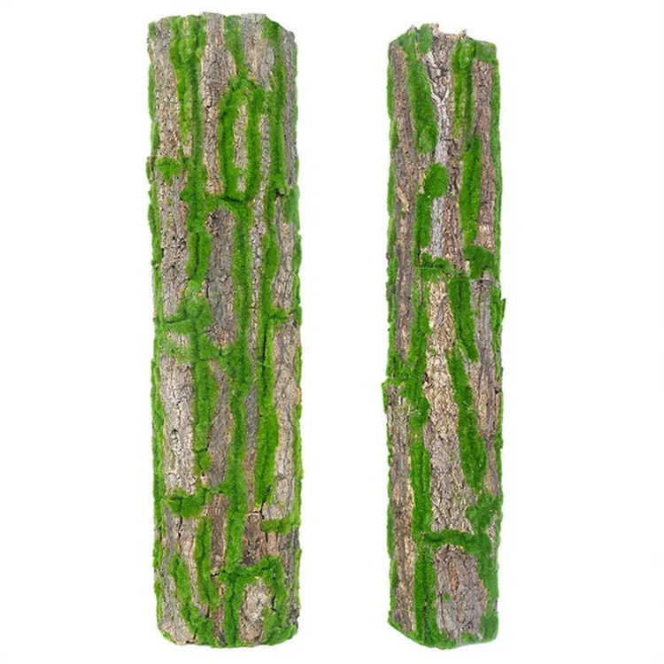 Flone Real Dried Pine Tree Bark Artificial Moss Fake Vine Plant Flowers For Indoor Water Pillar Cover Wrap  DIY Decoration (13)