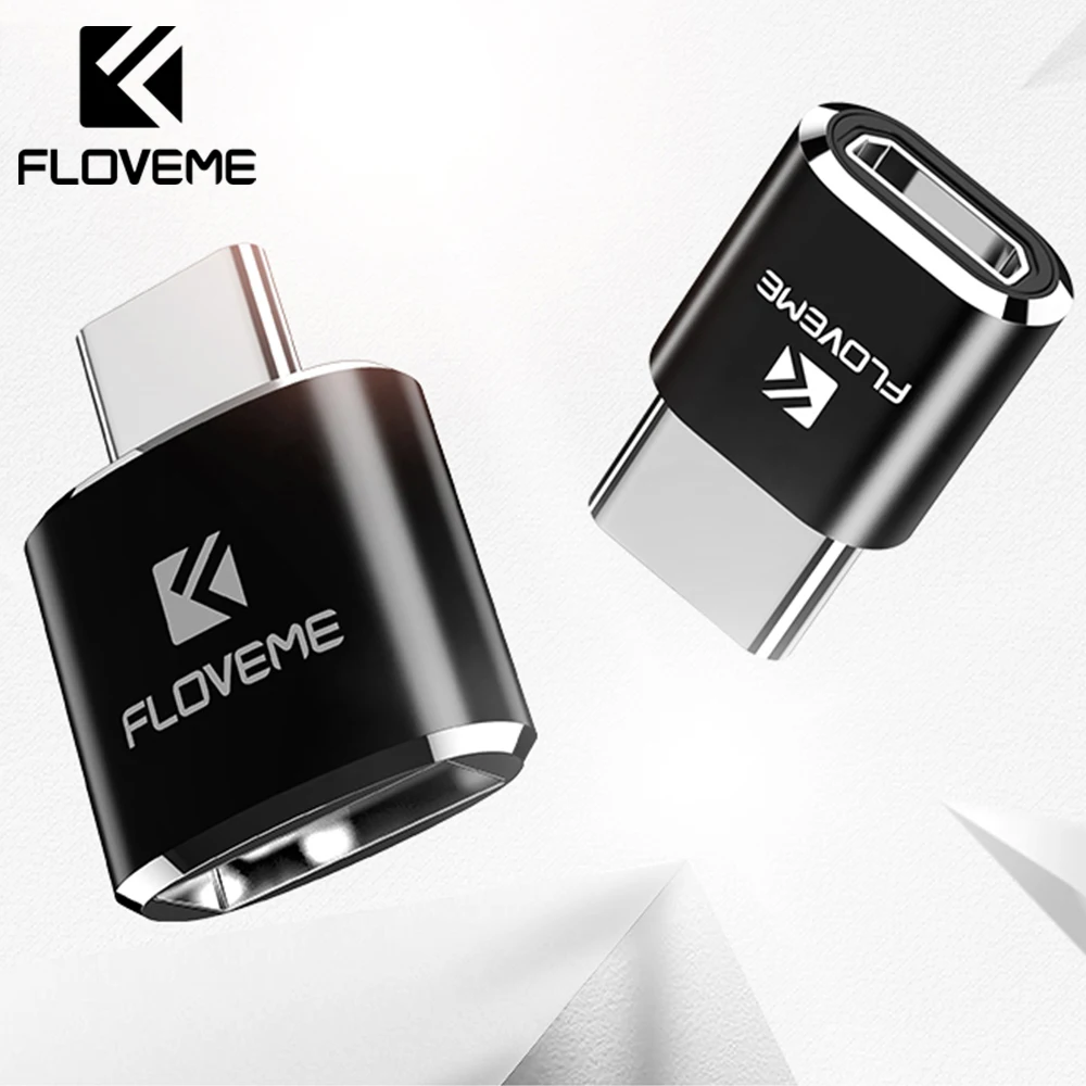 otg телефон переходник usb type c Floveme 2 шт./лот USB 2.0 Тип c OTG адаптер Micro USB женщина к Тип-C зарядка Мужской данных кабель адаптер конвертер для Samsung