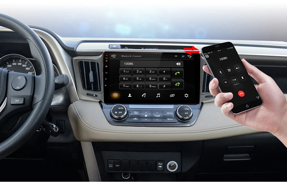 Perfect Junsun V1 2G+32G Android 8.1 4G Car Radio Multimedia Video Audio Player WiFi Navigation GPS For Toyota RAV4 4 2013-2018 2 Din 21