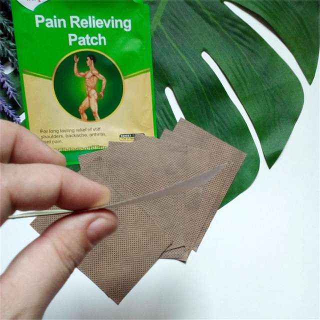 Ifory 8 Pieces/Bag Capsicum Plaster Chinese Far Infrared Pain Patch Health Care Medical Pain Relief Pad Better than Salonpas