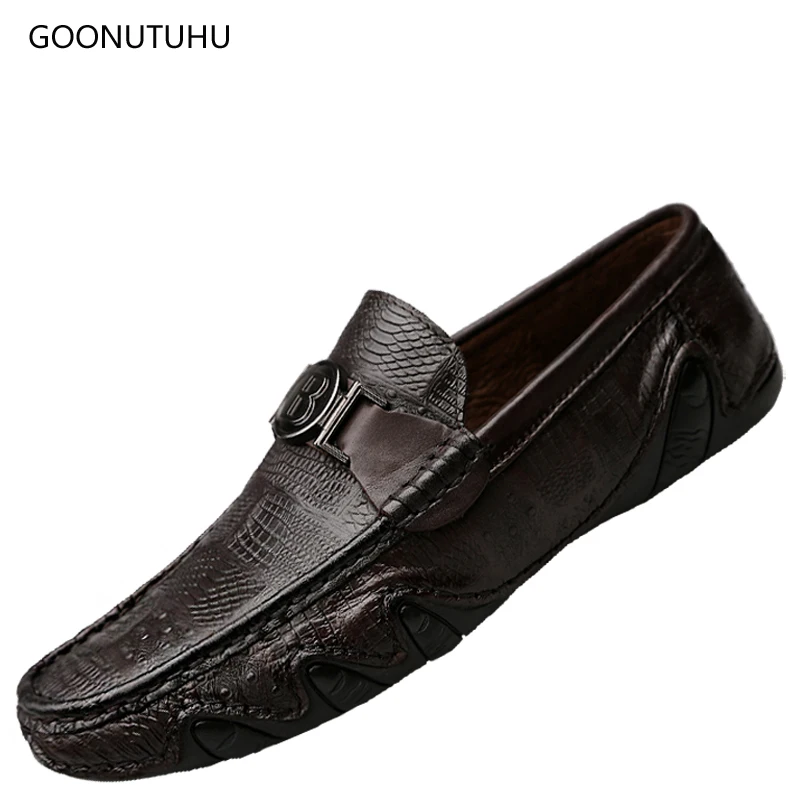 font b Men s b font font b shoes b font casual genuine leather 2018