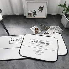 Ковров в скандинавском стиле Противоскользящий коврик для спальни, прихожей, кабинета, кухни, нескользящий дверной коврик, водопоглощающие коврики