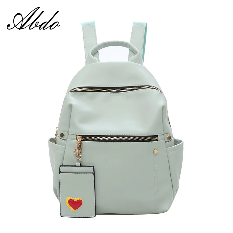 

Women Leather Backpack Teenage Girls School Bag Female Vintage Large Solid Soft Backpacks Mochila Black Back Pack Bags New