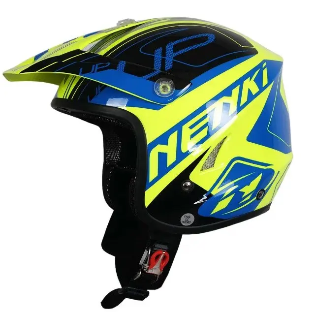 Новое поступление Nenki 606 для мотогонок шлем Off Road Extreme мотоциклетные шлемы Moto Casco велосипед с пиком - Цвет: Шампанское