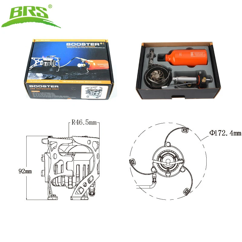 BRS открытый керосиновая плита горелки и портативный масла и газа мульти топлива печи Кемпинг приготовления пищи плита BRS-8