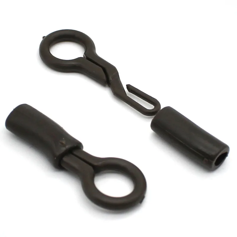 

100PCS Back Lead Clips and Silicone Sleeve Locking Tube For Carp Fishing Convert Lead Weights Sleeves Catfish Accessories Tackle