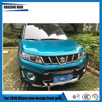 

High quality hot sale ABS abs material modification racing front grill racing grills grille for Vitara vitara 2016 16
