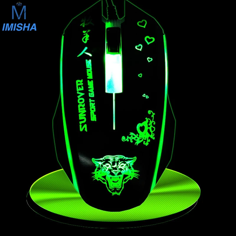 2017 led flashing Competitive version of the mouse Office Mouse USB