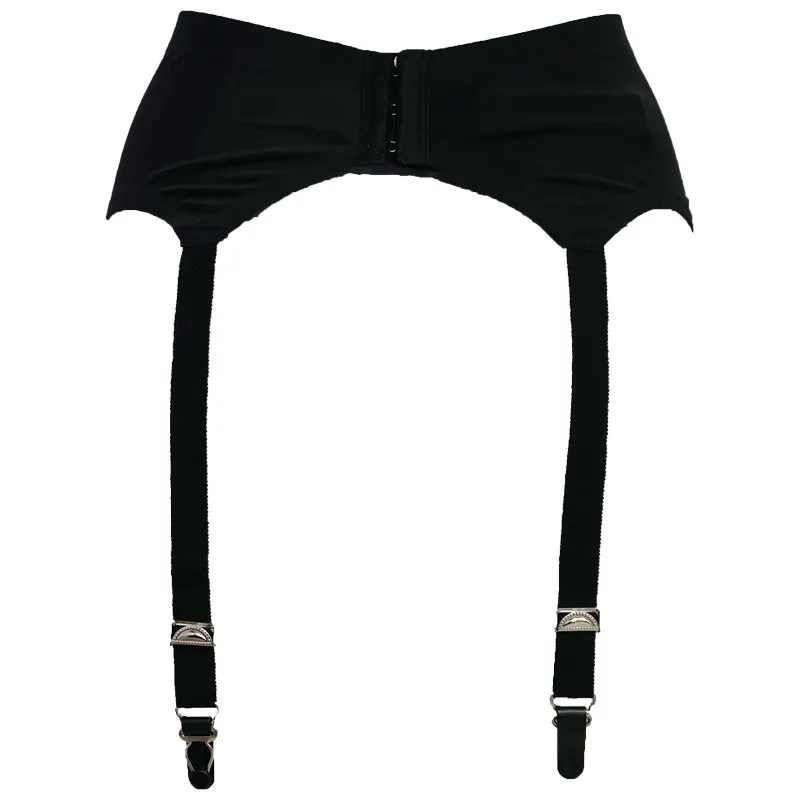 Women Garters Seamless Panties Garter Belt 6 Wide Straps Vintage Metal Buckles Sexy Belt for Stocking Sexy Wedding Lingerie