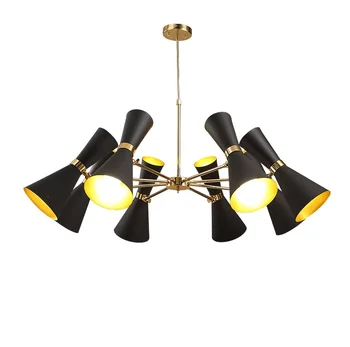 

Italy Design Ballgown inspired LED Chandelier with Rotate Lights, 2 Way of Upper and Lower Diffuser, Superior CRI