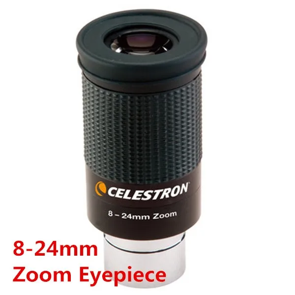 Ocular para Telescópio Multirrevestida sobre as Vendas Celestron Originais. 7mm hd Zoom Astronômico Telescópio Skyverer Totalmente 8-24mm 1.25 ''31 2 zoom ocular para telescópio astronômico telescópio skywatcher