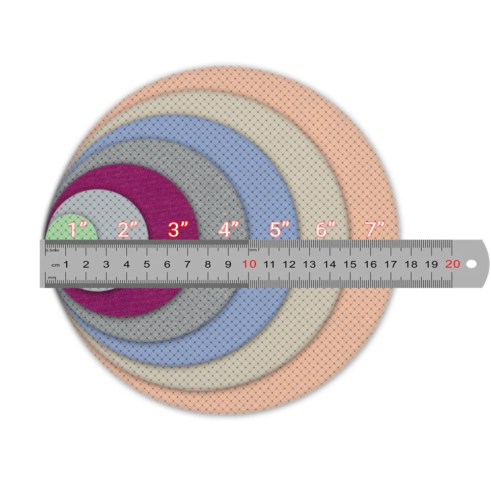 10 шт. 3 дюймов (75 мм) губка-поддержке Hook & Loop Водонепроницаемый Шлифовальные Диски Круглый шлифовальная губка для вращающихся инструментов