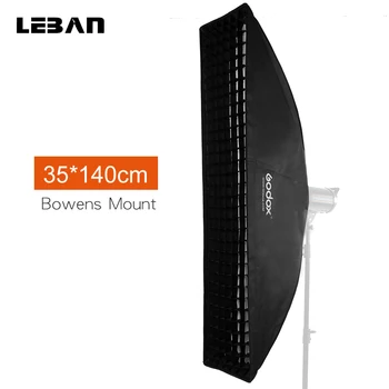

Godox 35x140cm 14"x55" Honeycomb Grid Rectangular Softbox with Bowens Mount for Photo Strobe Studio Flash Speedlite