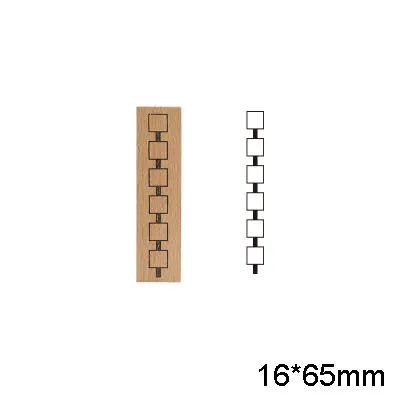 1 шт. цифровой календарь времени символ деревянный Резиновый Штамп Дети DIY ручной работы скрапбук фотоальбом, штамп для учащихся искусства, Ремесла подарки - Цвет: 07