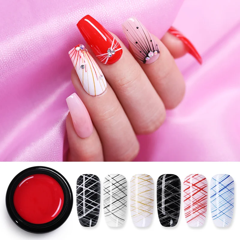 

NICOLE DIARY 5m Nail Gel Polish Drawing Line Painting Soak Off UV Gel Varnish Manicure DIY Nail Art Decoration
