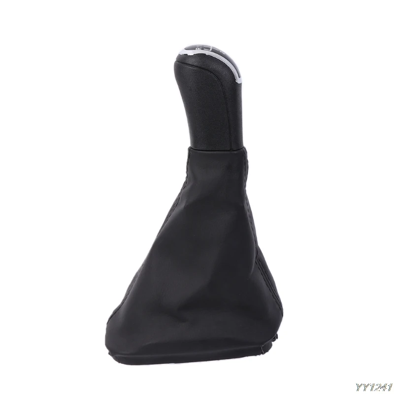 

5 Speed Car Gear Shift Knob Stick Lever Gaitor Boot Cover For Skoda Fabia 2000-2008