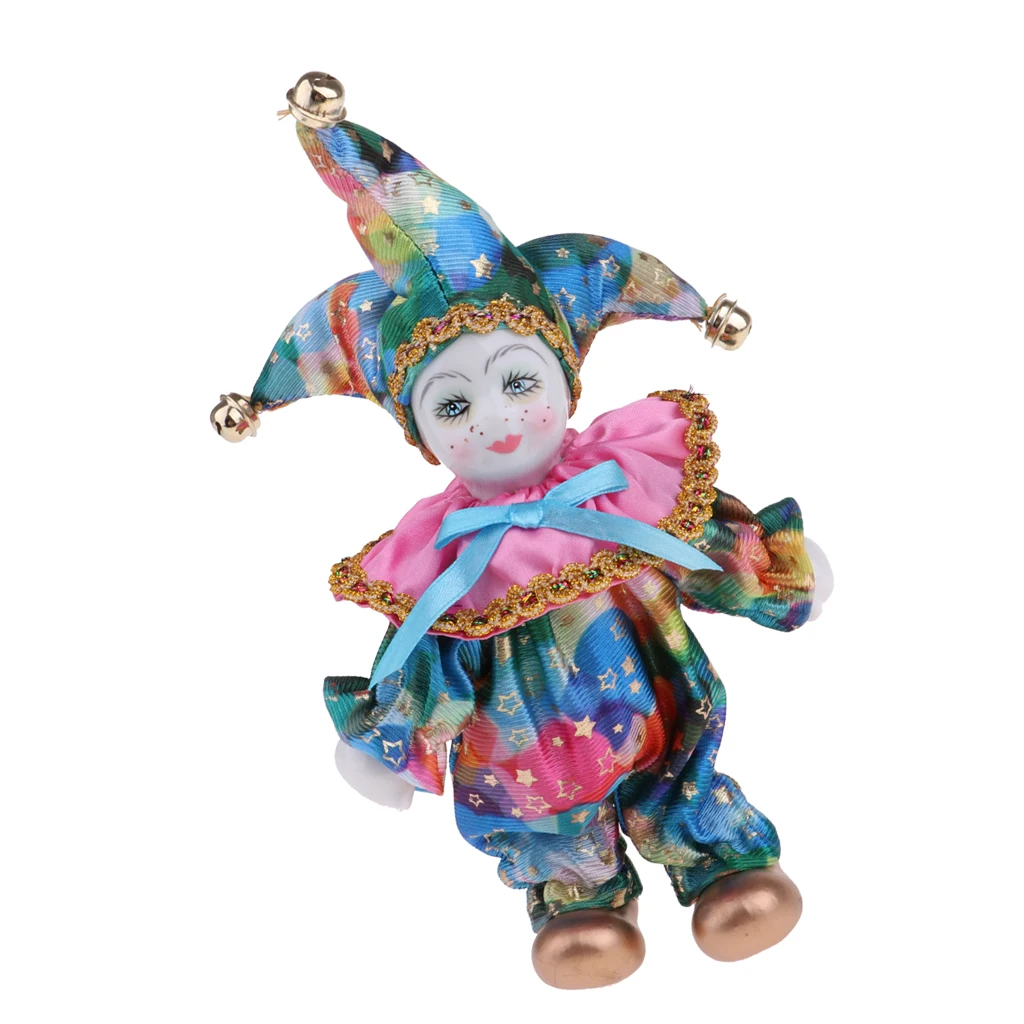 16cm Pretty Italian Porcelain Triangel Doll in Costume Home Display Decoration #4 Children Christmas Gift