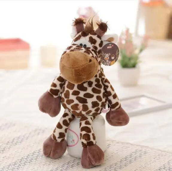 

35cm 50cm 80cm from Germany jungle brother Series Plush Toy Tiger/ Lion /Giraffe /Monkey/elephant for Birthday gift 1pcs/lot