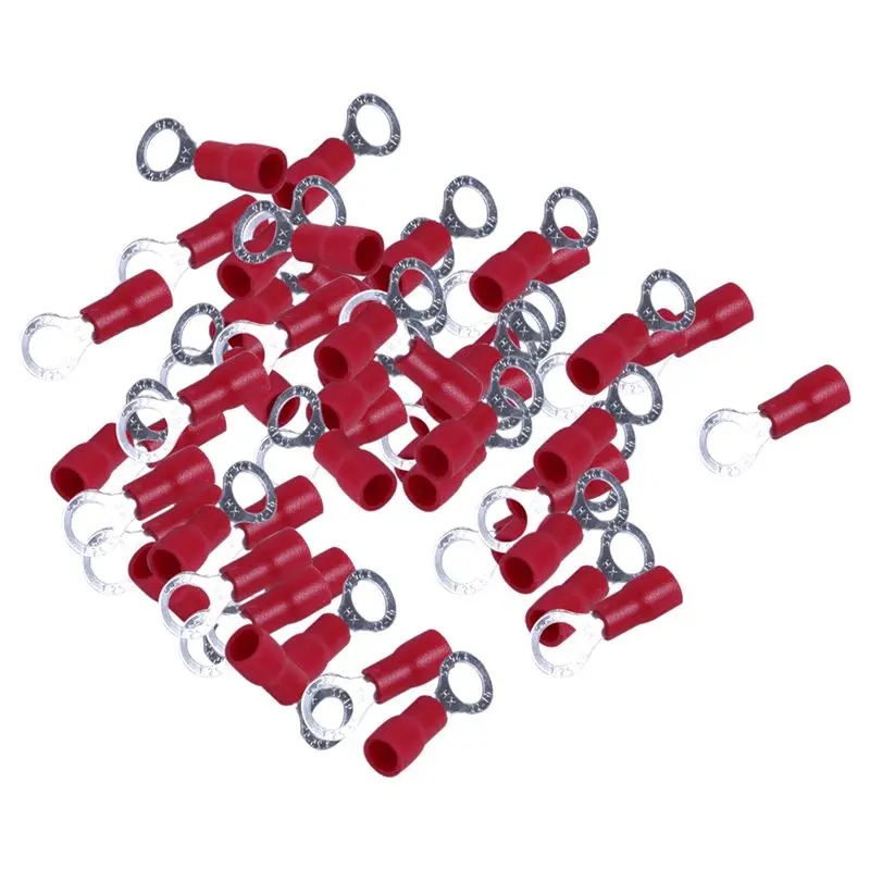 

20pcs Ring Ground Insulated Wire Connector Electrical Crimp Terminal 18-22AWG M5