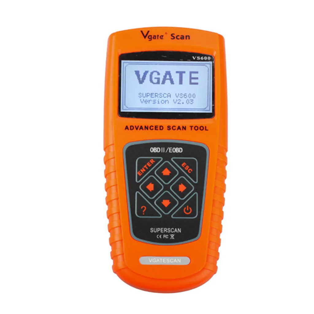 Vgate VS600 универсальный, оптический Vgate Scan OBD2 EOBD CAN BUS считыватель кода неисправности сканирующий прибор obd-ii DTC для GM '96-текущий год OBDII - Цвет: Yellow