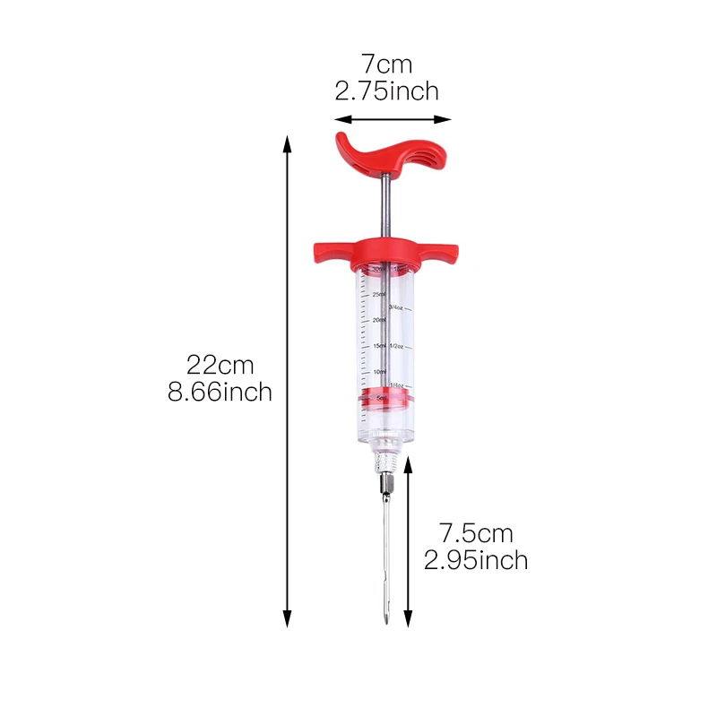 Шприц для мяса, Индюшата, индюка, куриный вкус, шприц для приготовления соуса, инструмент для инъекций, кухонные принадлежности, посуда