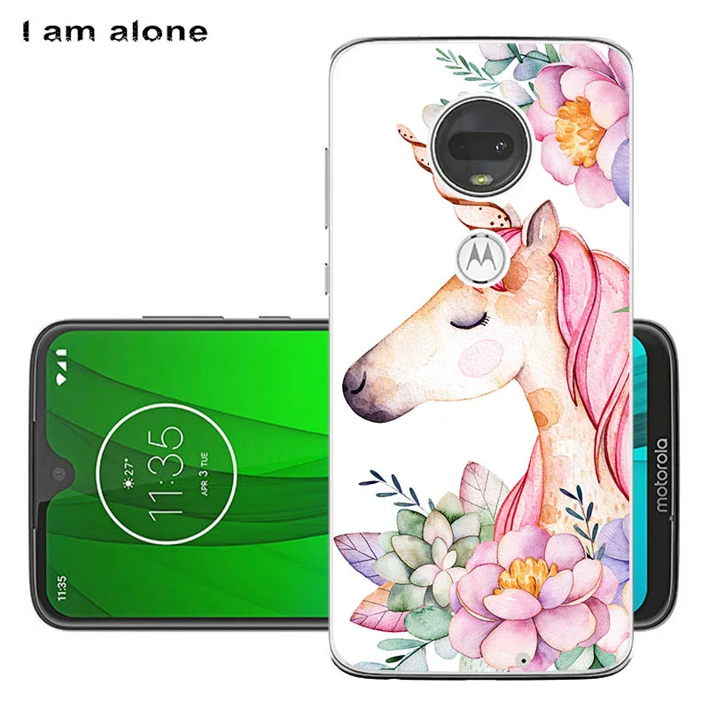 Чехлы для телефонов I am alone для Motorola Moto G7 G7 Play G7 power из мягкого ТПУ для мобильных телефонов модные сумки для Moto G7 - Цвет: Soft TPU HH92