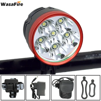 

WasaFire 10000 Lumens Bicycle Light 6 x XML-T6 LED Cycling Bike led Lamp HeadLight Flashlight luces bicicleta Outdoor HeadLamp
