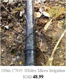 10 м 0~ 7 отверстий " N80 капельная лента сельскохозяйственный оросительный капельный шланг сельскохозяйственные растения Полив Мягкая трубка 2 дюймов Гибкая водопроводная труба