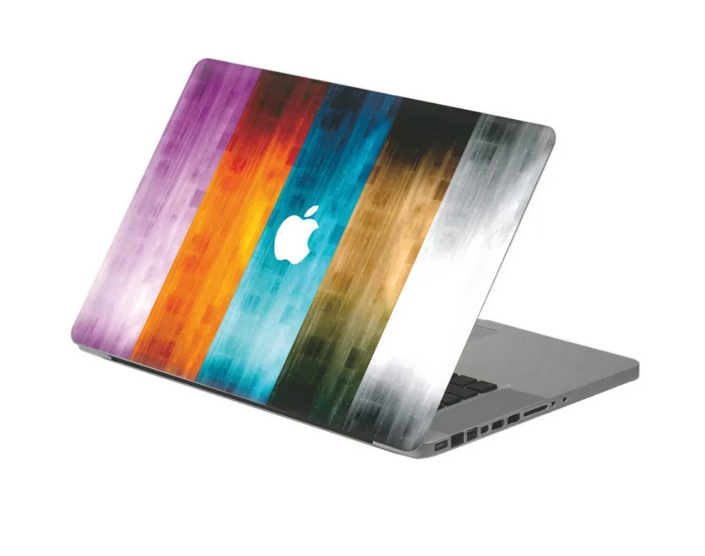 Градиентный цвет полный корпус Обложка ноутбука наклейки для DIY Macbook Air Pro retina 1" 13" 1" дюймов кожи