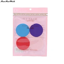 4 шт. спонж для пудры слоеный высококачественный тональный косметический для лица губки мягкий порошковый спонж для косметического инструмента случайный цвет