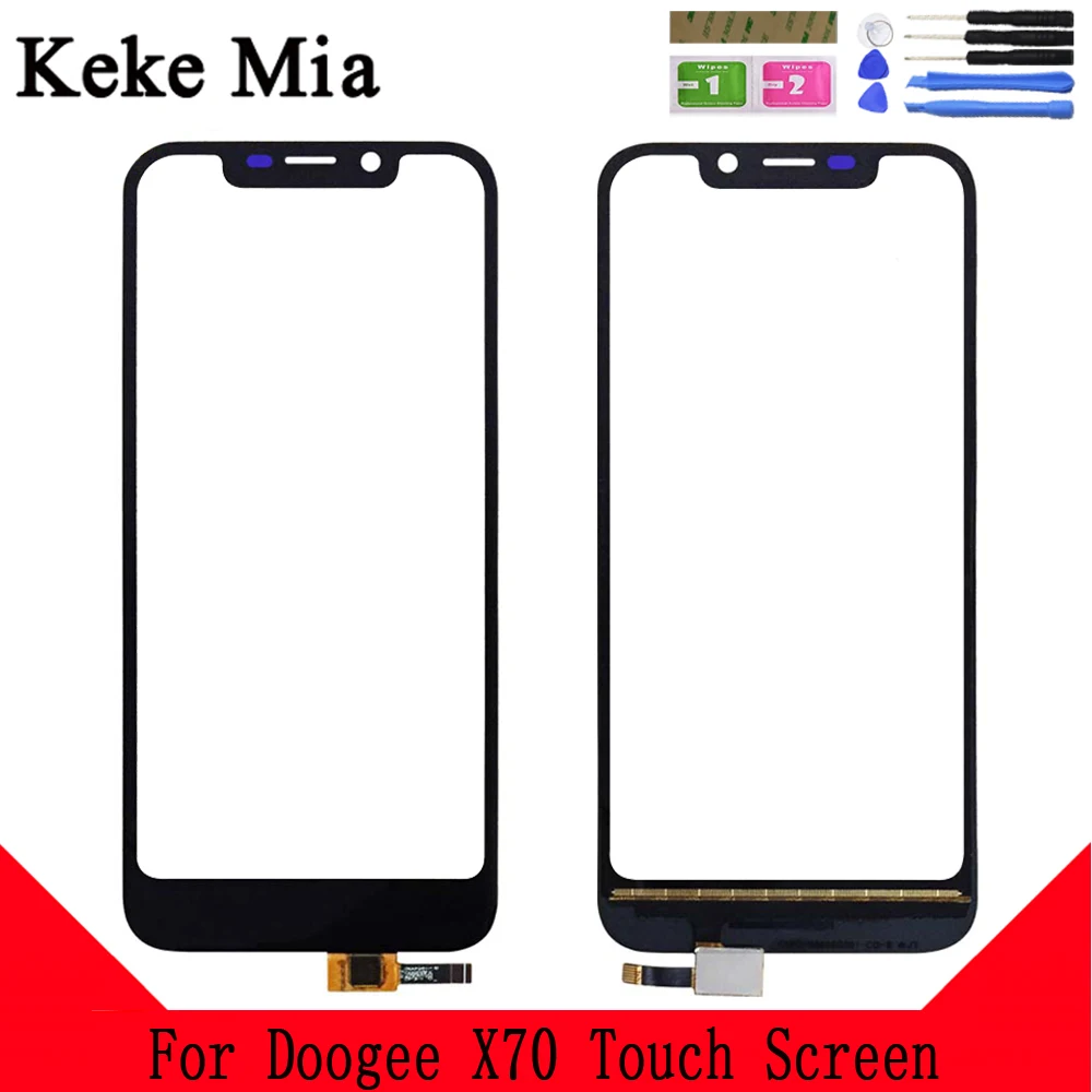 

Keke Mia 5.5" Phone TouchScreen For Doogee X70 Touch Screen Glass Digitizer Panel Lens Sensor Tools Free Adhesive+Wipes