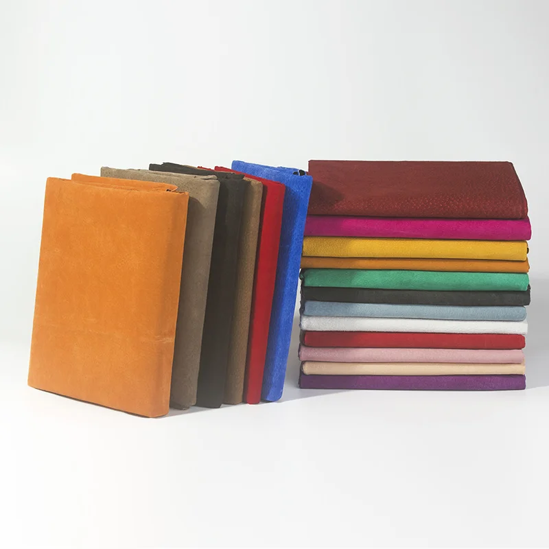 

300X200X0.5mm Multi Color Genuine Pig Split Lining Shoes Suede Hide Skin Leather Material For Leathercraft Sewing Accessories